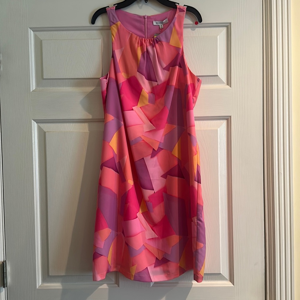 Cuddy sleeveless pink confetti dress, new with tags!! Size medium